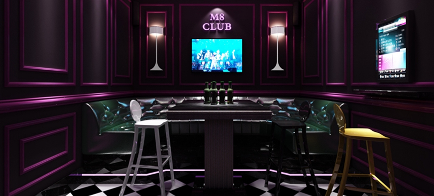 M8酒吧设计案例效果图